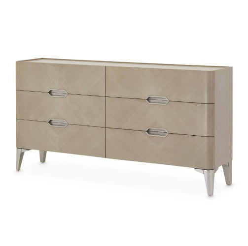 AICO Furniture Penthouse Dresser in Ash Gray
