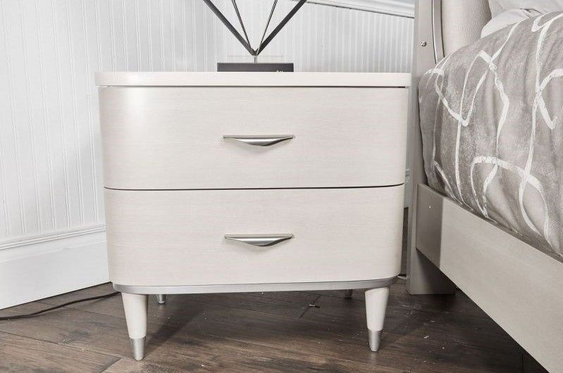 AICO Eclipse Nightstand in Moonlight