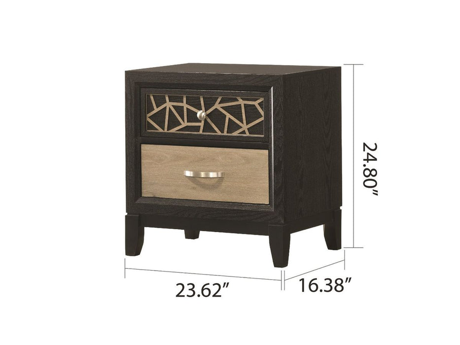 Galaxy Home Selena Nightstand Black