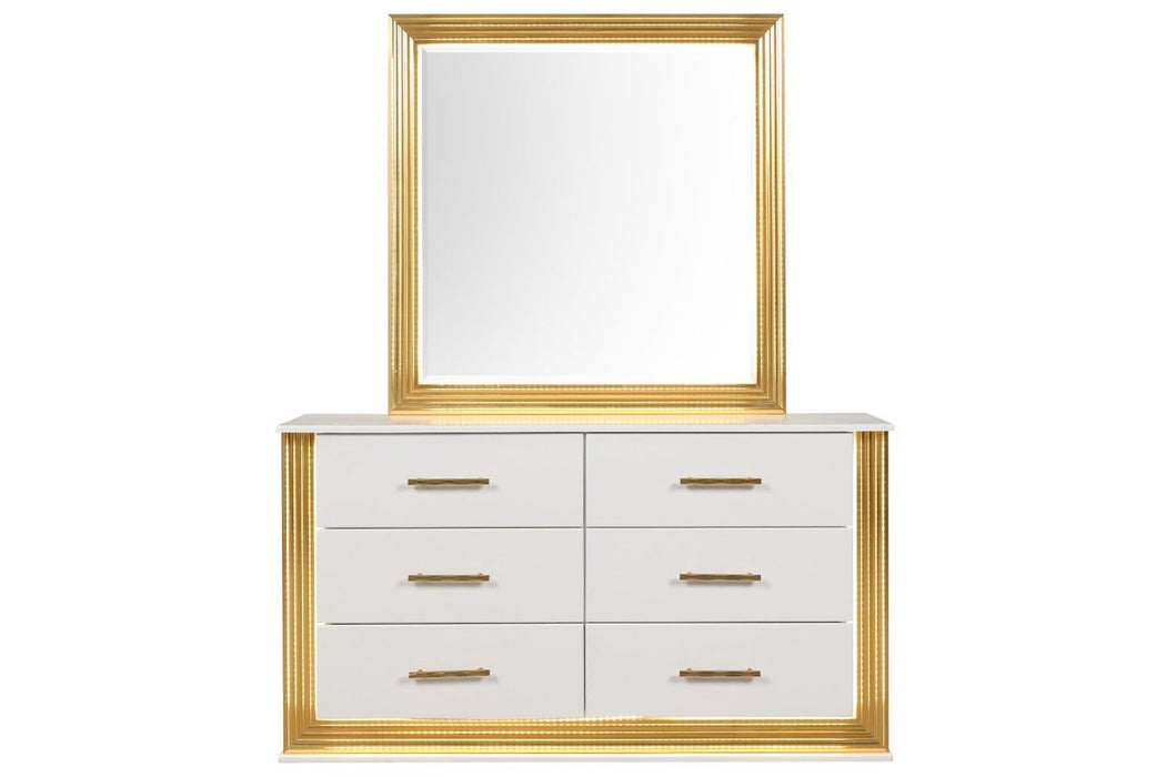 Galaxy Home Obsession Dresser in White
