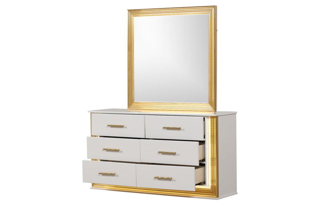Galaxy Home Obsession Dresser in White