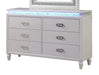 Galaxy Home Passion Dresser in Milky White image