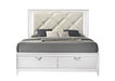 Galaxy Home Prism Queen Bed in White image