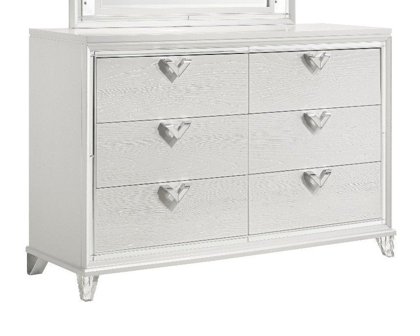 Galaxy Home Prism Dresser in White image