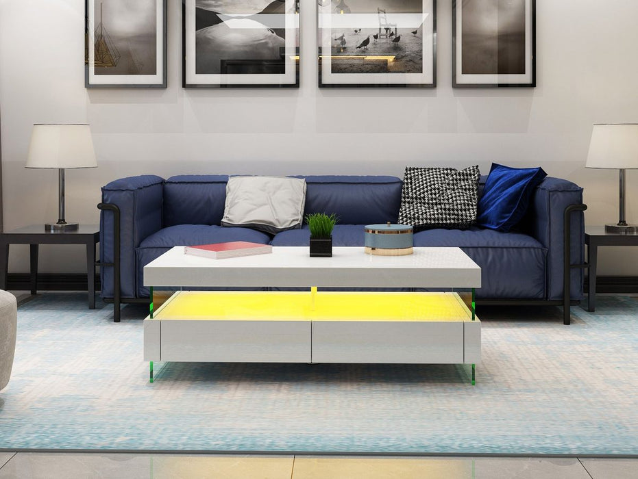 Galaxy Home Ria Coffee Table in White