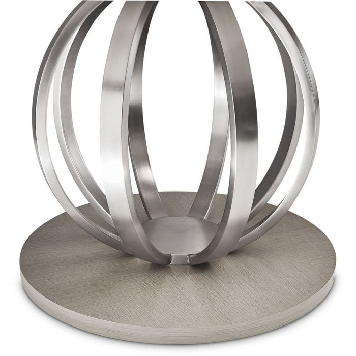 AICO Eclipse Round Dining Table in Moonlight