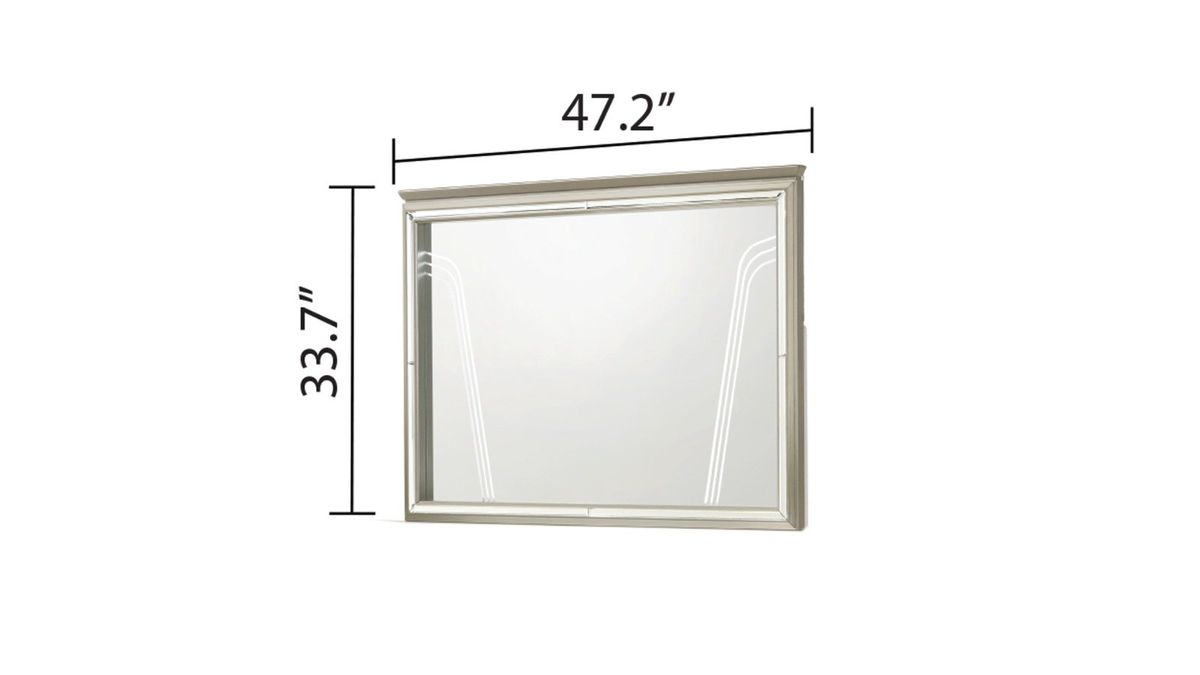 Galaxy Home Samantha Mirror Silver