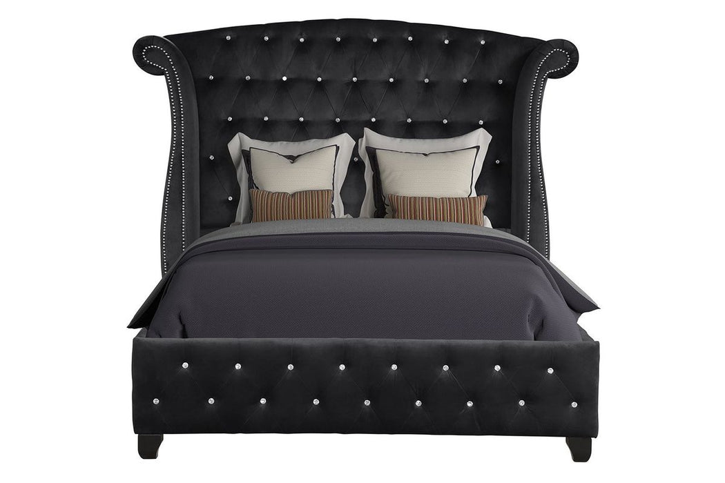 Galaxy Home Sophia Queen Bed in Black image