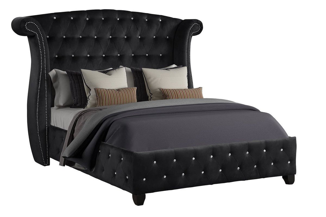 Galaxy Home Sophia King Bed in Black