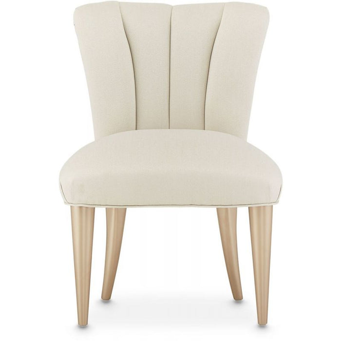 AICO La Rachelle Vanity Chair in Medium Champagne image