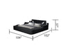 Galaxy Home Zoya King Bed in Black image