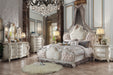 Picardy Fabric & Antique Pearl Queen Bed image