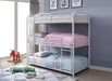 Cairo White Bunk Bed (Triple Twin) image
