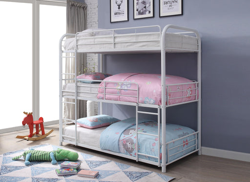 Cairo White Bunk Bed (Triple Twin) image