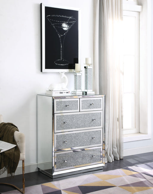 Rekha Mirrored & Faux Crystals Chest image