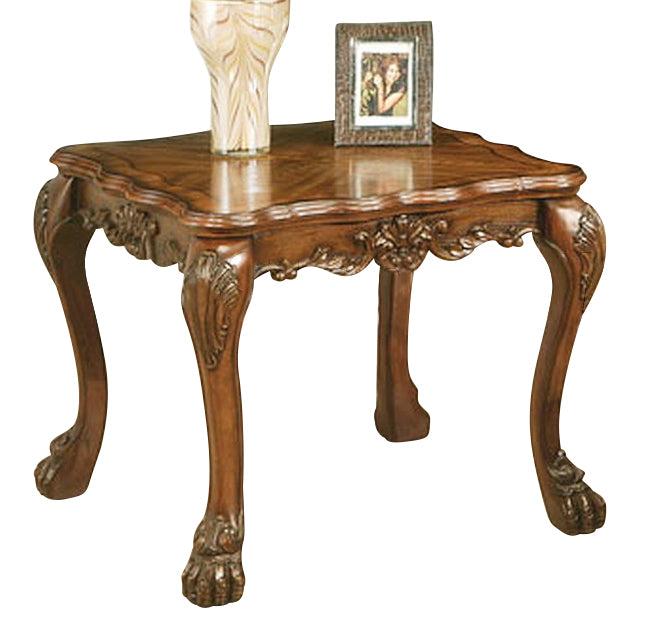 Acme Dresden Traditional End Table in Cherry Oak 12166 image