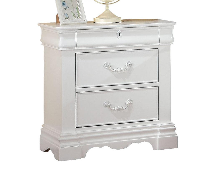 ACME Estrella Youth Nightstand in White 30243 image