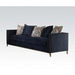 Acme Phaedra Sofa with 5 Pillows in Blue Fabric 52830 image
