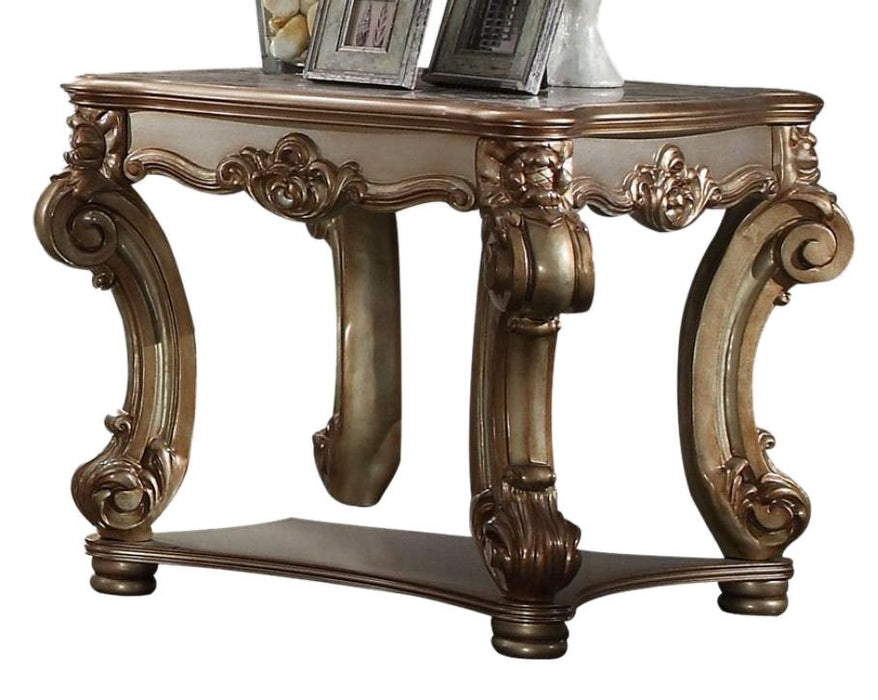 Acme Vendome End Table in Gold Patina 83121 image