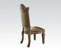 Acme Vendome Side Chair (Set of 2) in Gold Patina 63003 image